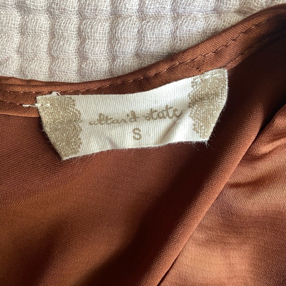 Altr’d State Copper Brown Dress Size S - Picture 3 of 11